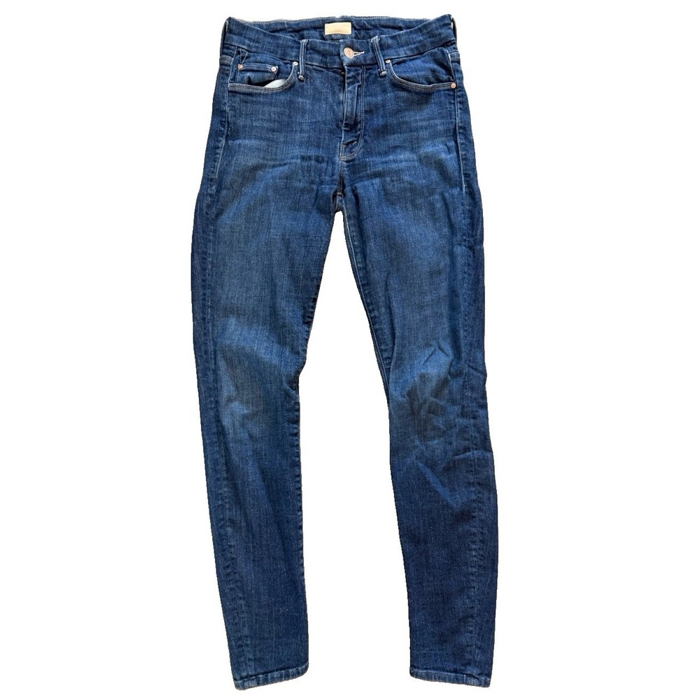 MOTHER The Looker Skinny Jeans Women's 26 Dark Wash Stretch Denim USA